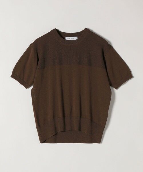 SHIPS / シップス ニット・セーター | 《予約》quaranciel:〈接触冷感/手洗い可能〉コンパクト シアー ニット TEE | 詳細24