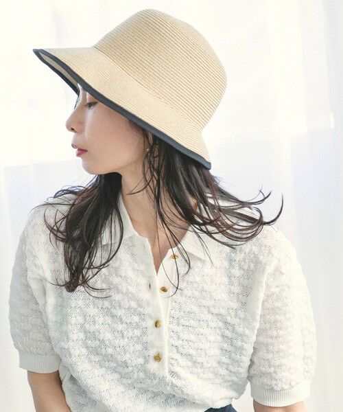 SHIPS / シップス ハット | 《予約》quaranciel:〈手洗い可能〉パイピング ハット | 詳細1