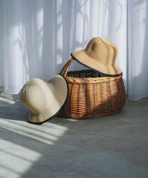 SHIPS / シップス ハット | 《予約》quaranciel:〈手洗い可能〉パイピング ハット | 詳細2