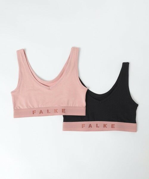 SHIPS / シップス ブラ | FALKE:〈洗濯機可能〉2PACK BRALETTE（ブラック）