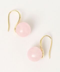 SHIPS / シップス ピアス・イヤリング | quaranciel: ゴールド フック ストーン ピアス