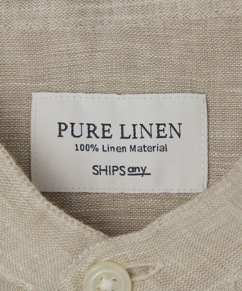 SHIPS / シップス シャツ・ブラウス | SHIPS any:〈洗濯機可能〉ピュアリネン バンド スキッパー ハーフスリーブ プルオーバー シャツ 26SS◆ | 詳細8