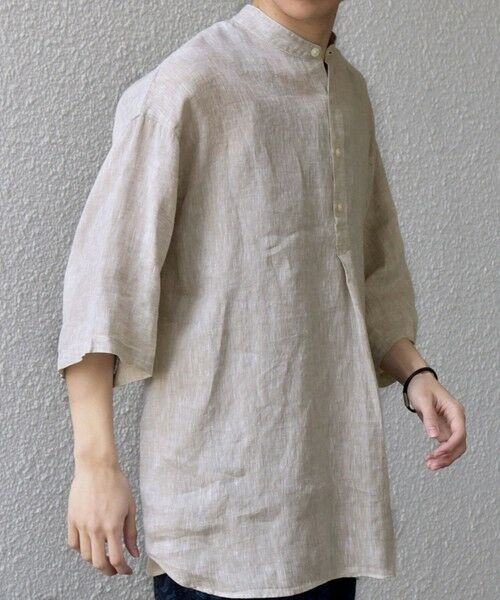 SHIPS / シップス シャツ・ブラウス | SHIPS any:〈洗濯機可能〉ピュアリネン バンド スキッパー ハーフスリーブ プルオーバー シャツ 26SS◆ | 詳細5