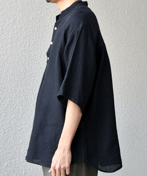 SHIPS / シップス シャツ・ブラウス | SHIPS any:〈洗濯機可能〉ピュアリネン バンド スキッパー ハーフスリーブ プルオーバー シャツ 26SS◆ | 詳細16