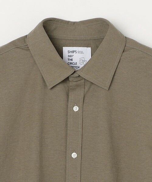 SHIPS / シップス シャツ・ブラウス | SHIPS any:〈接触冷感/ストレッチ〉360° THE CIRCLE STRETCH リネン ミックス 7分袖 レギュラー シャツ(セットアップ対応)◆ | 詳細15