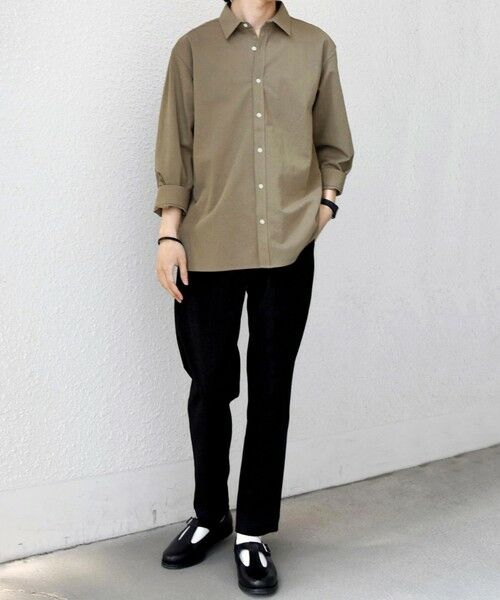 SHIPS / シップス シャツ・ブラウス | SHIPS any:〈接触冷感/ストレッチ〉360° THE CIRCLE STRETCH リネン ミックス 7分袖 レギュラー シャツ(セットアップ対応)◆ | 詳細9