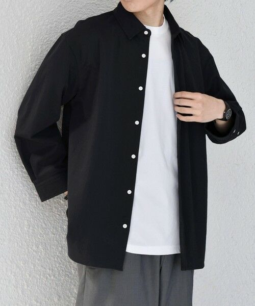 SHIPS / シップス シャツ・ブラウス | SHIPS any:〈接触冷感/ストレッチ〉360° THE CIRCLE STRETCH リネン ミックス 7分袖 レギュラー シャツ(セットアップ対応)◆ | 詳細24