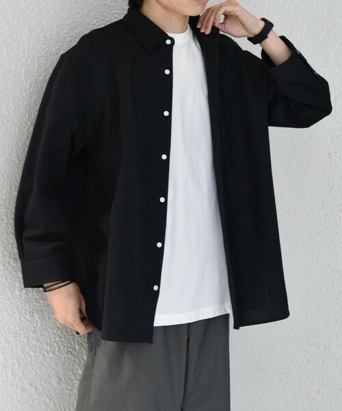 SHIPS / シップス シャツ・ブラウス | SHIPS any:〈接触冷感/ストレッチ〉360° THE CIRCLE STRETCH リネン ミックス 7分袖 レギュラー シャツ(セットアップ対応)◆ | 詳細26