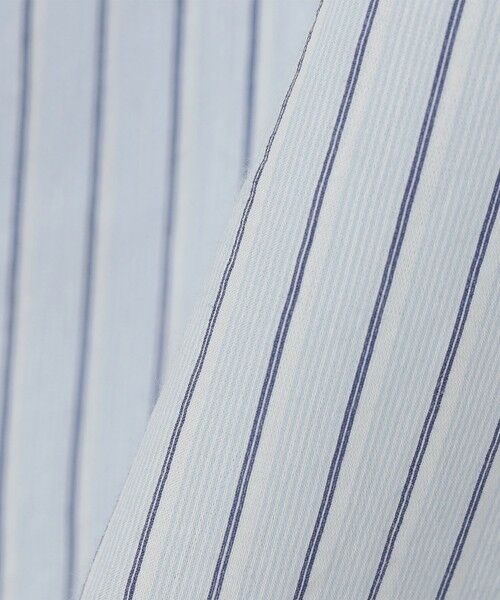 SHIPS / シップス シャツ・ブラウス | SHIPS any: JAPAN MADE ブルー ストライプ/ソリッド レギュラーカラー 半袖 シャツ◆ | 詳細7