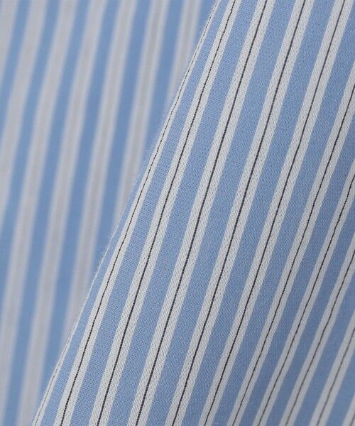 SHIPS / シップス シャツ・ブラウス | SHIPS any: JAPAN MADE ブルー ストライプ/ソリッド レギュラーカラー 半袖 シャツ◆ | 詳細14