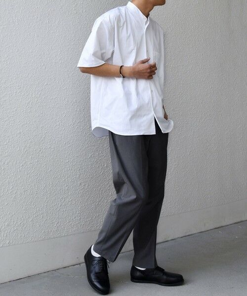 SHIPS / シップス シャツ・ブラウス | SHIPS any:〈ストレッチ〉Primeflex(R) JAPAN MADE バンドカラー ポケット 半袖 シャツ◆ | 詳細2