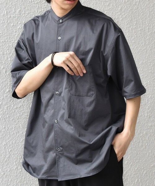 SHIPS / シップス シャツ・ブラウス | SHIPS any:〈ストレッチ〉Primeflex(R) JAPAN MADE バンドカラー ポケット 半袖 シャツ◆ | 詳細17