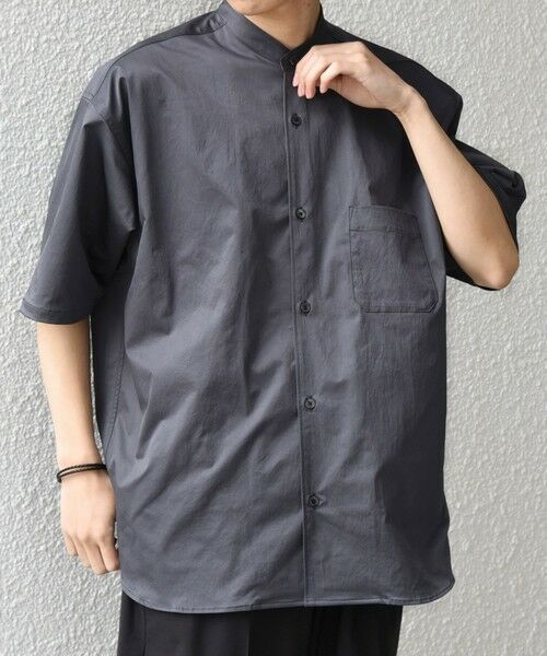 SHIPS / シップス シャツ・ブラウス | SHIPS any:〈ストレッチ〉Primeflex(R) JAPAN MADE バンドカラー ポケット 半袖 シャツ◆ | 詳細18