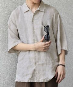 SHIPS / シップス シャツ・ブラウス | SHIPS any:〈洗濯機可能〉ピュアリネン リラックス オープンカラー シャツ◆