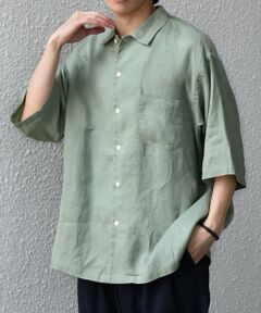 SHIPS / シップス シャツ・ブラウス | SHIPS any:〈洗濯機可能〉ピュアリネン リラックス オープンカラー シャツ◆