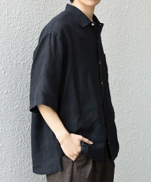 SHIPS / シップス シャツ・ブラウス | SHIPS any:〈洗濯機可能〉ピュアリネン リラックス オープンカラー シャツ◆ | 詳細12