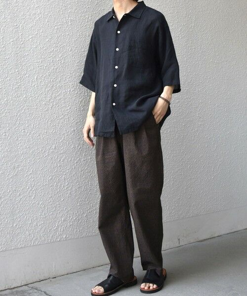 SHIPS / シップス シャツ・ブラウス | SHIPS any:〈洗濯機可能〉ピュアリネン リラックス オープンカラー シャツ◆ | 詳細9