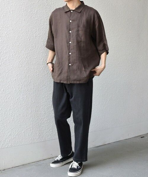 SHIPS / シップス シャツ・ブラウス | SHIPS any:〈洗濯機可能〉ピュアリネン リラックス オープンカラー シャツ◆ | 詳細15