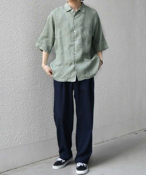 SHIPS / シップス シャツ・ブラウス | SHIPS any:〈洗濯機可能〉ピュアリネン リラックス オープンカラー シャツ◆ | 詳細22