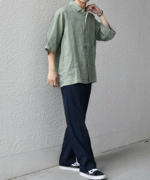 SHIPS / シップス シャツ・ブラウス | SHIPS any:〈洗濯機可能〉ピュアリネン リラックス オープンカラー シャツ◆ | 詳細23