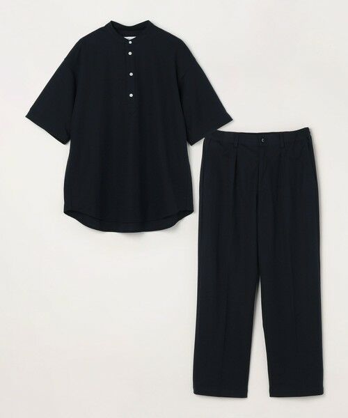 SHIPS / シップス シャツ・ブラウス | SHIPS any:〈接触冷感/ストレッチ〉360° THE CIRCLE STRETCH リネン ミックス バンドカラー プルオーバー シャツ(セットアップ対応)◆ | 詳細7