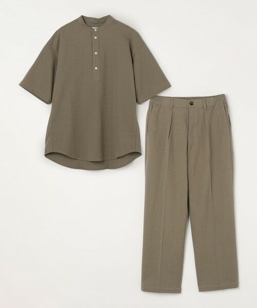 SHIPS / シップス シャツ・ブラウス | SHIPS any:〈接触冷感/ストレッチ〉360° THE CIRCLE STRETCH リネン ミックス バンドカラー プルオーバー シャツ(セットアップ対応)◆ | 詳細15