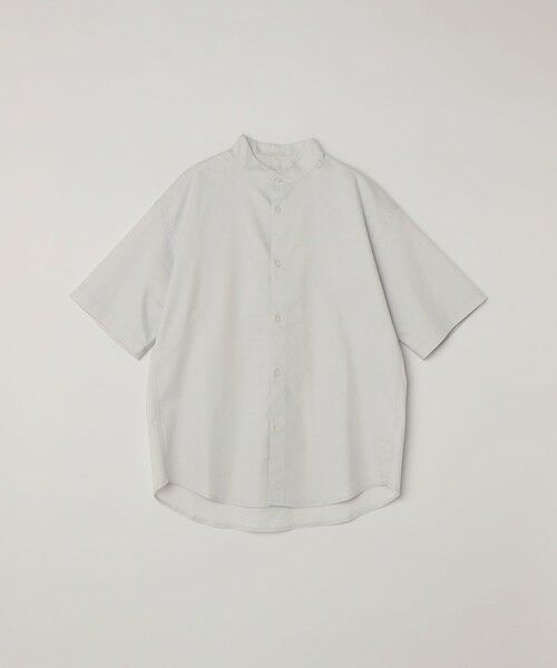SHIPS / シップス シャツ・ブラウス | 【WEB限定】SHIPS any: ハイブリッドリネン バンドカラー ショートスリーブ シャツ(セットアップ対応)◆ | 詳細6