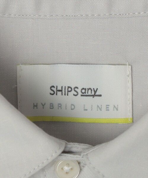 SHIPS / シップス シャツ・ブラウス | 【WEB限定】SHIPS any:〈接触冷感・ストレッチ・遮熱等〉ハイブリッドリネン プルオーバー シャツ(セットアップ対応)◇ | 詳細10