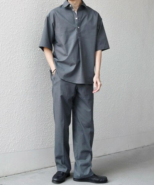 SHIPS / シップス シャツ・ブラウス | 【WEB限定】SHIPS any: ハイブリッドリネン プルオーバー シャツ(セットアップ対応) 26SS◆ | 詳細13