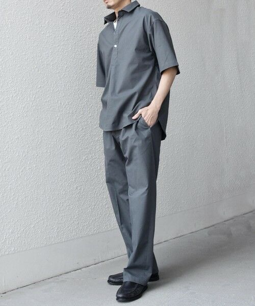 SHIPS / シップス シャツ・ブラウス | 【WEB限定】SHIPS any: ハイブリッドリネン プルオーバー シャツ(セットアップ対応) 26SS◆ | 詳細14