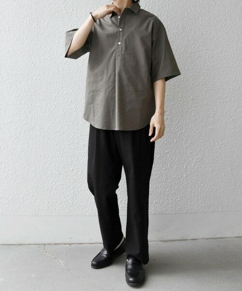 SHIPS / シップス シャツ・ブラウス | 【WEB限定】SHIPS any: ハイブリッドリネン プルオーバー シャツ(セットアップ対応) 26SS◆ | 詳細20