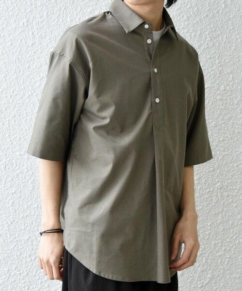 SHIPS / シップス シャツ・ブラウス | 【WEB限定】SHIPS any: ハイブリッドリネン プルオーバー シャツ(セットアップ対応) 26SS◆ | 詳細24