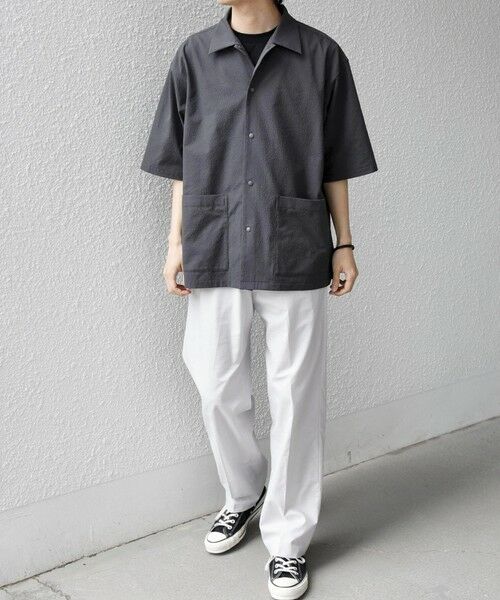 SHIPS / シップス シャツ・ブラウス | SHIPS any:〈撥水/軽量/ストレッチ〉SOLOTEX(R) シアサッカー キャンプポケット シャツ 26SS◆ | 詳細1