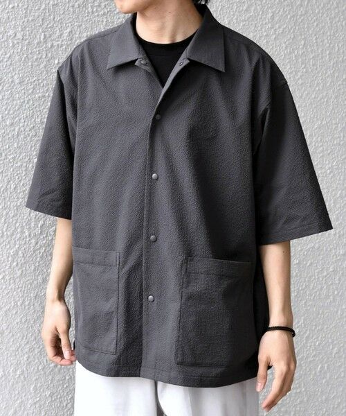 SHIPS / シップス シャツ・ブラウス | SHIPS any:〈撥水/軽量/ストレッチ〉SOLOTEX(R) シアサッカー キャンプポケット シャツ◇ | 詳細6