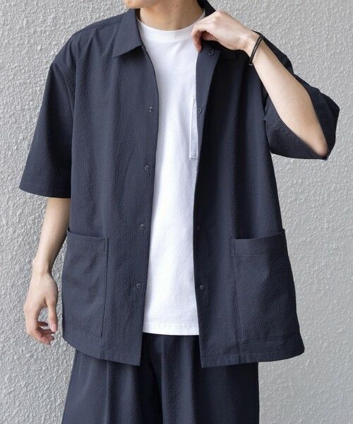 SHIPS / シップス シャツ・ブラウス | SHIPS any:〈撥水/軽量/ストレッチ〉SOLOTEX(R) シアサッカー キャンプポケット シャツ 26SS◆ | 詳細16