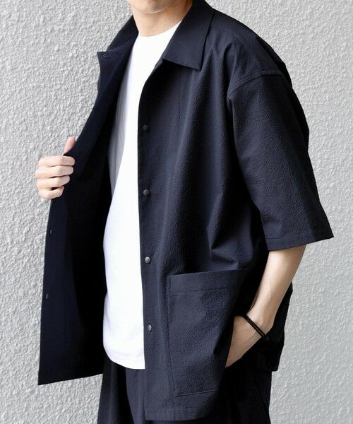 SHIPS / シップス シャツ・ブラウス | SHIPS any:〈撥水/軽量/ストレッチ〉SOLOTEX(R) シアサッカー キャンプポケット シャツ 26SS◆ | 詳細17