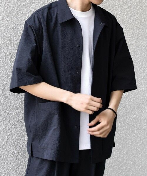 SHIPS / シップス シャツ・ブラウス | SHIPS any:〈撥水/軽量/ストレッチ〉SOLOTEX(R) シアサッカー キャンプポケット シャツ 26SS◆ | 詳細18