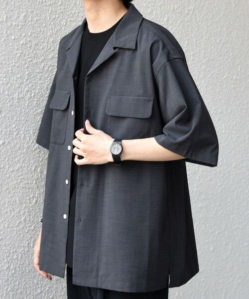 SHIPS / シップス シャツ・ブラウス | SHIPS any:〈通気性/遮熱/吸水速乾〉CALCULO(R) サマー トロピカル ポケット シャツ(セットアップ対応)◆ | 詳細4