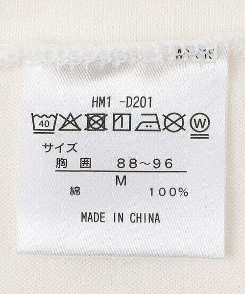 SHIPS / シップス Tシャツ | Hanes: 半袖 パック クルーネック Tシャツ 26SS（ホワイト） | 詳細7