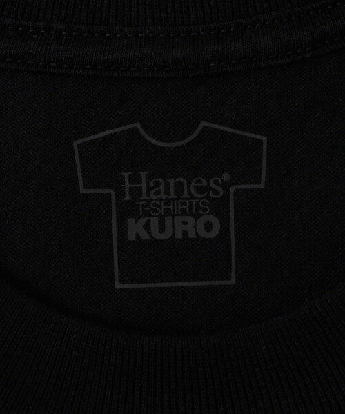 SHIPS / シップス Tシャツ | Hanes: 半袖 パック クルーネック Tシャツ 26SS（ブラック） | 詳細5