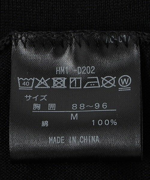 SHIPS / シップス Tシャツ | Hanes: 半袖 パック クルーネック Tシャツ 26SS（ブラック） | 詳細7