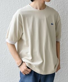 SHIPS / シップス Tシャツ | 【SHIPS any別注】LACOSTE: ワンポイント ロゴ ピケ クルーネック Tシャツ 26SS◆