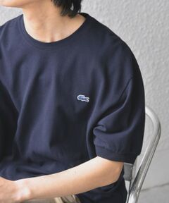SHIPS / シップス Tシャツ | 【SHIPS any別注】LACOSTE: ワンポイント ロゴ ピケ クルーネック Tシャツ 26SS◆