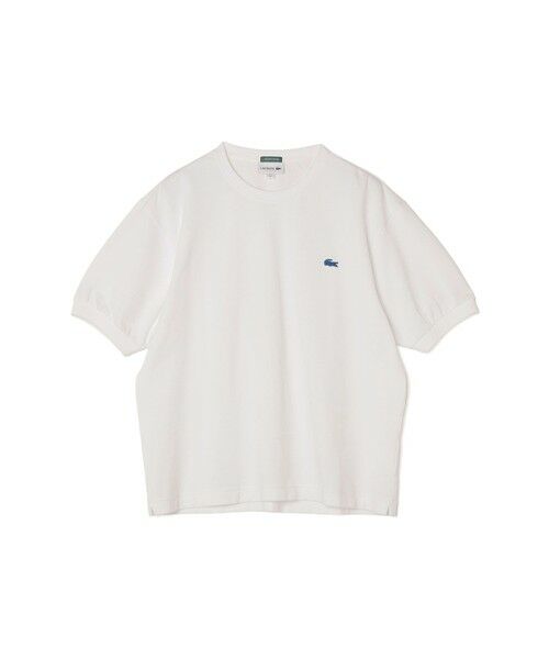 SHIPS / シップス Tシャツ | 【SHIPS any別注】LACOSTE: ワンポイント ロゴ ピケ クルーネック Tシャツ 26SS◇ | 詳細6
