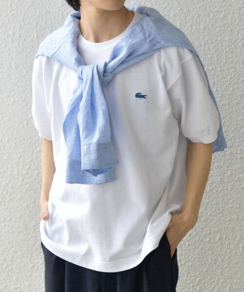 SHIPS / シップス Tシャツ | 【SHIPS any別注】LACOSTE: ワンポイント ロゴ ピケ クルーネック Tシャツ 26SS◆ | 詳細3