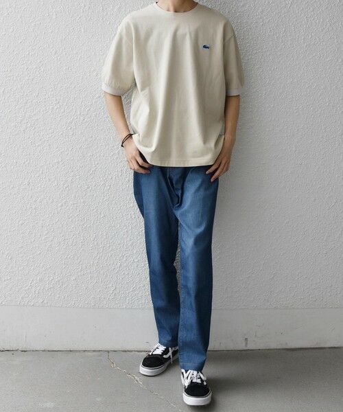 SHIPS / シップス Tシャツ | 【SHIPS any別注】LACOSTE: ワンポイント ロゴ ピケ クルーネック Tシャツ 26SS◆ | 詳細6