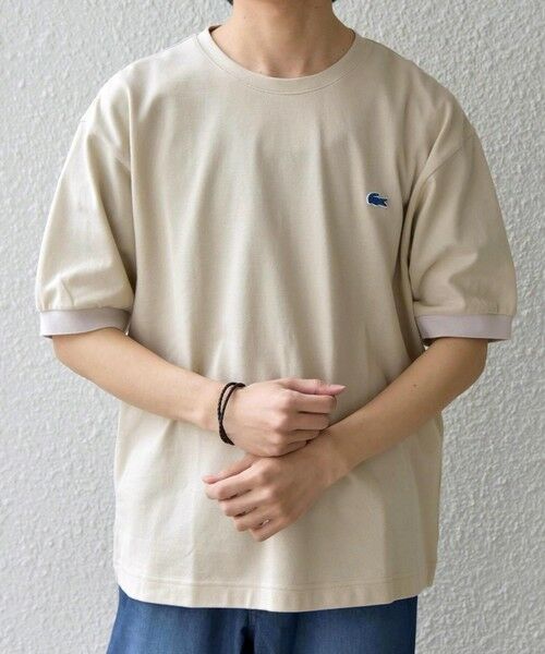 SHIPS / シップス Tシャツ | 【SHIPS any別注】LACOSTE: ワンポイント ロゴ ピケ クルーネック Tシャツ 26SS◆ | 詳細8