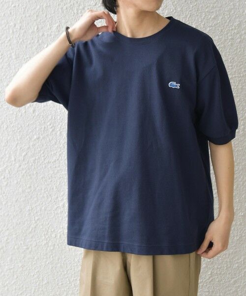 SHIPS / シップス Tシャツ | 【SHIPS any別注】LACOSTE: ワンポイント ロゴ ピケ クルーネック Tシャツ 26SS◆ | 詳細13
