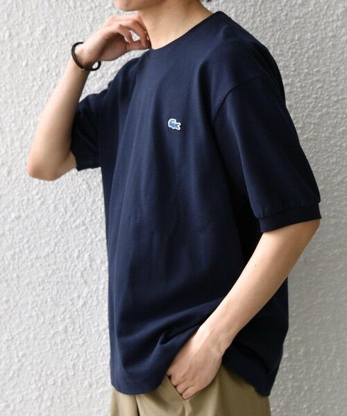 SHIPS / シップス Tシャツ | 【SHIPS any別注】LACOSTE: ワンポイント ロゴ ピケ クルーネック Tシャツ 26SS◆ | 詳細14