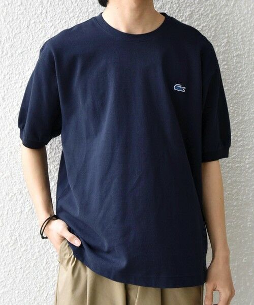 SHIPS / シップス Tシャツ | 【SHIPS any別注】LACOSTE: ワンポイント ロゴ ピケ クルーネック Tシャツ 26SS◆ | 詳細15